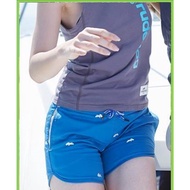 rude dog Women's Elastic Waist Shorts Model B17 Blue