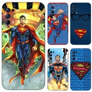 for OPPO A92S A93 A94 A95 Reno 2 2Z 2F 3 4 4 5 Pro TPU soft shell black mobile phone case A84 Superman Logo