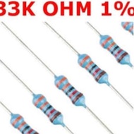 Resistor 33K Ohm 1/4 W 5% 1 33 Kilo Ohm Artec01 Come on, Buy