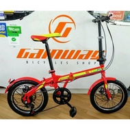 GAINWAY 16 Inch 7 Speed Folding Gear Bike BGW1607FB