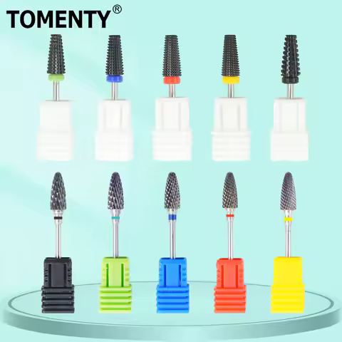 TOMENTY Dental Bur 2.35mm Diameter 3/32 Inch Shank Rotary Dental Nail Drill Bit for Polishing Dental