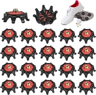 Pack of 20 Golf Shoe Spikes Replacement, Golf Spikes Studs, Golf Shoe Spikes, Non-Slip Cricket Spike