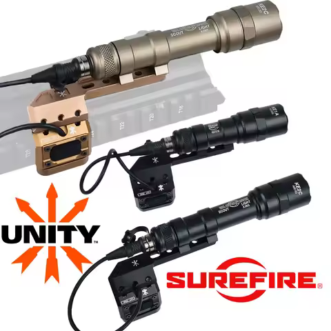 Surefire M300C M600C Tactical Weapons Gun Rifle AR15 Light Surefire Flashlight With UNITY Mount Remo