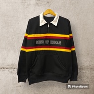 Sons Of Heman Vintage Rugby Polo Shirt - Black Kombinasi - Polo Shirt Rugby Lengan Panjang Pria Wani