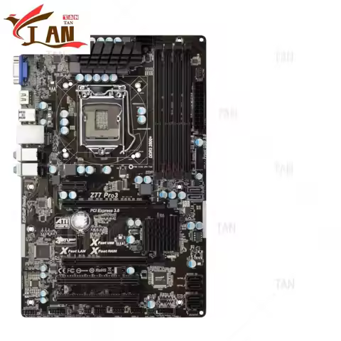 XMSJ For ASRock Z77 Pro3 Motherboard 32GB LGA 1155 DDR3 ATX Mainboard 100% Tested Fast Ship TT