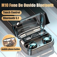 M10 TWS Wireless Earbuds Bluetooth Earphones with 9D Stereo Sound, HiFi Gaming Headset, and Mic for 