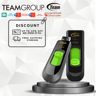 Team Group C145 64GB USB 3.2 Gen1 up to 100MB/s Flash Drive Black/Green (TC145364GG01 )