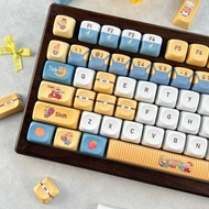 【EN/TH/ZHUYIN/KR】MAIMOOO Minions Keycap MOA Profile 120 Keys PBT Dye Sublimation Aula F75 Ajazz AK82