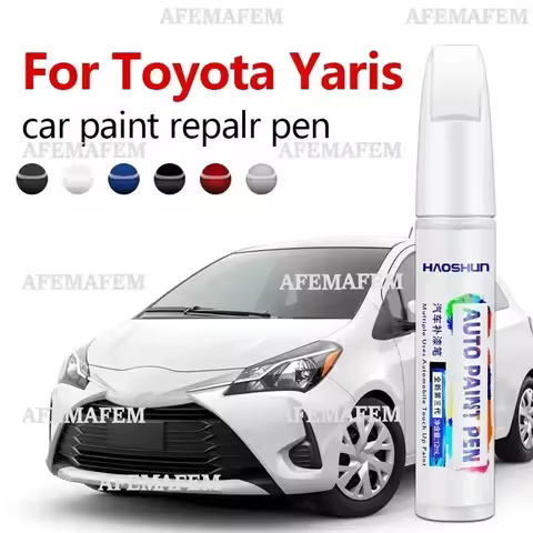 Paint Repair Pen Touch Up Scratch Remover DIY Auto Accessories Black White Gray Red For Toyota Yaris
