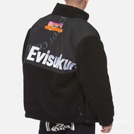 EVISU EVISU Polar Fleece Men's Warm Multifunctional Double-Sided Jacket Coat