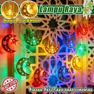 Hari Raya Lights 3M 20LED Ramadan Lights Iron Star Palace Fairy Lights Usb&Battery Operated Lights H