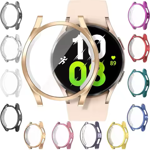 Cover Case for Samsung Galaxy watch 4/4 classic 46mm 42mm 40mm 44mm TPU Plated all-around Screen pro