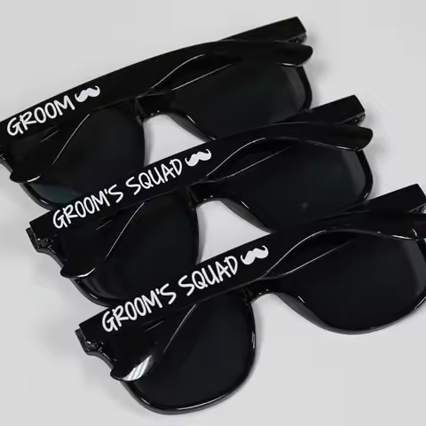 Groom squad Sunglasses summer beach pool Wedding engagement bachelor party decoration Best Man Groom