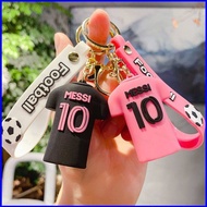 new5 Lionel Messi Inter Miami CF Jerseys Keychain Gift For Kids Bag Pendant No 10 Pink Black Jerseys Toys Dolls