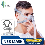 ผ้าปิดตาตัวปิดจมูก N5B BMC พร้อมที่สวมศีรษะ S/m/l/xl เหมาะสำหรับเครื่อง CPAP ป้องกันอาการนอนกรนหยุดหายใจขณะหลับ