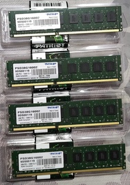 Patriot DDR3 1600 8G 記憶體 x4 1000元