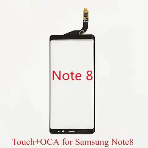 Glass With Touch OCA Digitizer For Samsung Galaxy Note 8 Phone LCD Screen Repair
