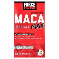 Force Factor Fundamentals Maca Max 2000mg 特強型瑪卡 2,000 毫克 120 粒素食膠囊（每粒膠囊 500 毫克）