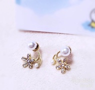SERENDIPITY New Trendy High Value Mermaid Pearl Earring Flower Pearl Earrings Fashion Women Jeweller
