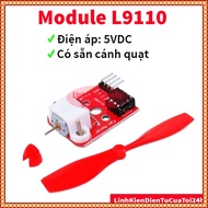 L9110 DC motor control circuit with motor with 5V fan