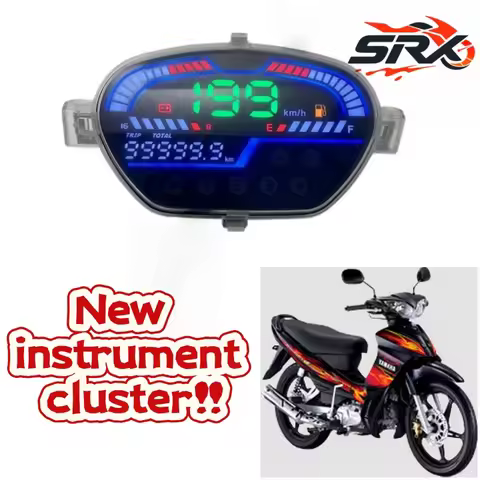 For YAMAHA SRL105 SRL110 FIRST Jupiter Z 2003 - 2005 Motorcycle Speedometer Tachometer LED Digital G