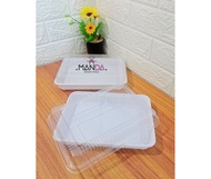 Mika Bento Putih/Mika Snack Box/ Mika Brownies 22x16x4 cm