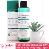 Nước Hoa Hồng SOME BY MI Cho Da Mụn Miracle Toner AHA- BHA-PHA 30 Days 150ml