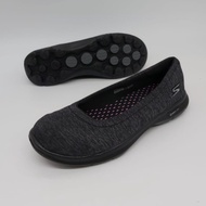 H 86 SEPATU WANITA SLIP ON SKECHERS GOWALK GO STEP WOMEN - HITAM C 2D