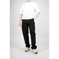 DAPPER | Regular Black Long Cargo Pants Cargo Pants Men - T9687B