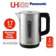 Panasonic Stylish Stainless Steel Design Electric Kettle ( 1.7L ) NC-K301SSK