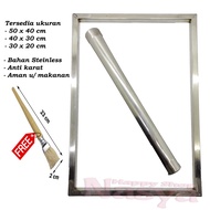 CAKE FRAME CAKE DOUGH FRAME/ SIZE 20X30 CM AND 30x40 CM