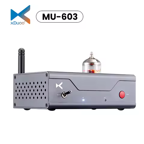 XDUOO MU-603 ES9018K2M Bluetooth 5.1 DAC & Tube Pre-AMP 12AU7 Tube Amplifier Support SBC/AAC/aptX/ap
