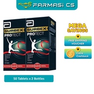 Abbott Surbex Protect 50 tablets x 2 bottles (TWIN) EXP:10/2026 [ Farmasi CS ]