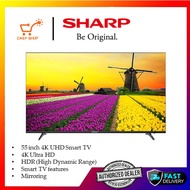Sharp 55 Inch 4K Smart Ultra UHD TV 4TC55CJ2X Television Televisyen 电视机