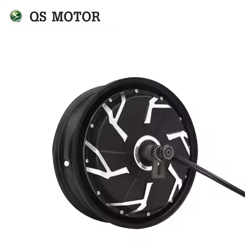 QS Motor 13*3.5inch 5000W 260 V4 Hot Sale BLDC Outer Rotor Hub Motor In-Wheel Hub Motor For Electric