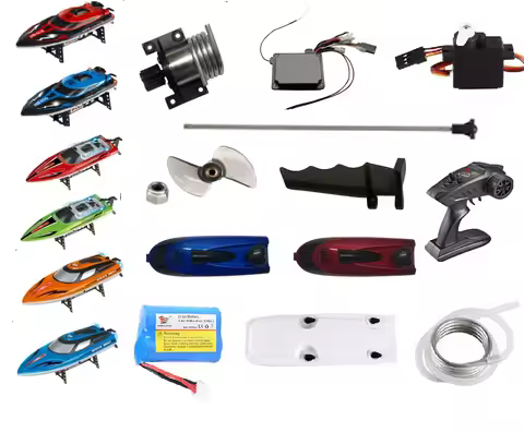 HJ808/HJ813/HJ815 High speed Remote Controlled SpeedBoat R/C Ship spare parts servos/receiver/transm