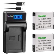 Kastar Battery (X2) & LCD Slim USB Charger for Panasonic DMW-BCM13 BCM13PP and Lumix DMC-FT5 DMC-LZ4