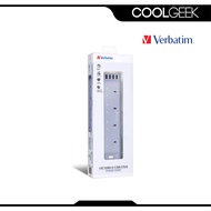 Verbatim Power Strip 4 Outlets with 4 USB 1.8m