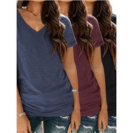 Send Cross-Border stshirtswomen3pcsshirtslongstraightt 2ER9