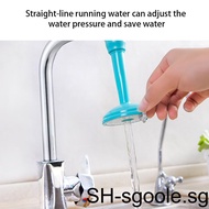 Faucet Extender Kitchen Adjustable Basin Sink Tap Sprayer Aerator Restaurant Reusable Spray Nozzle Head Blue Short[sgoole]