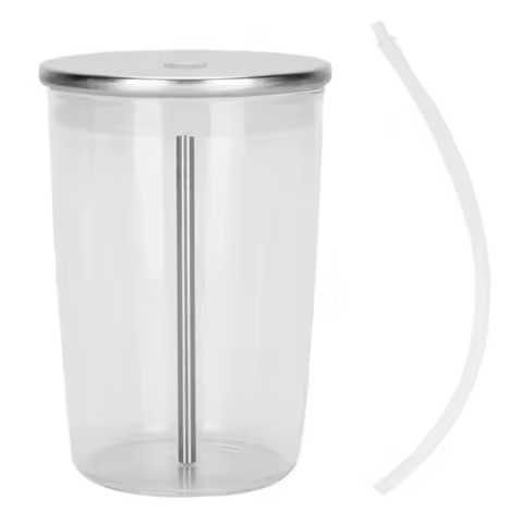 B64B-For Yourui Jura Coffee Machine Accessories Glass Milk Cup Pot Milk Foamer HP3/1/2 Apply To ENA8