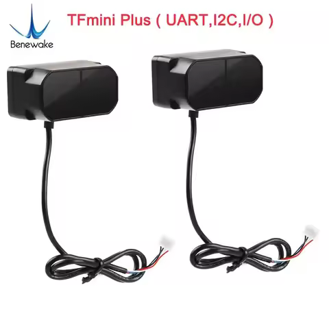 2PCS TFmini Plus Lidar Range Finder Sensor Module UART I2C TOF LiDAR Module IP65 0.1m-12m Ranging Di