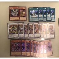 Yugioh Cards Cards ultra rare And secret rare Cards Taken From SR12 Structure Deck R Box: Lost Sanctuary