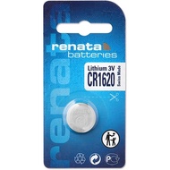 Renata CR1620 Batteries - 3V Lithium Coin Cell 1620 Battery