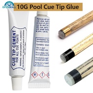 OPENMALL 1PC 10G Billiard Cue Tip Glue Aluminum Tube Cue Tip Adhesive Billiard Maintenance Repair Su