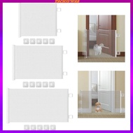 [Tachiuwa2] Retractable Gate Mesh Gate for Small Pets Barrier Portable No Drill Protector for Doorwa