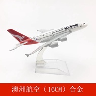 16cm Alloy Metal Qantas Airways A380 Model Plane Diecast Aircraft