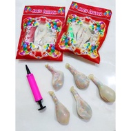 Set belon dan pam belon/Set Ballon(5pcs)+pam ballon (1pcs)