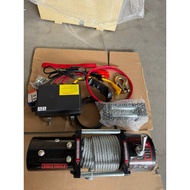 Car Winch 6000LBS 12V/24V, 14M Cable, Pulling Force About 2.700Kg