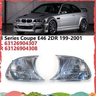 Clear Marker Signal Blinker Corner Parking Light Lamp for  E46 3 Series Coupe 1999-2001 63126904307 